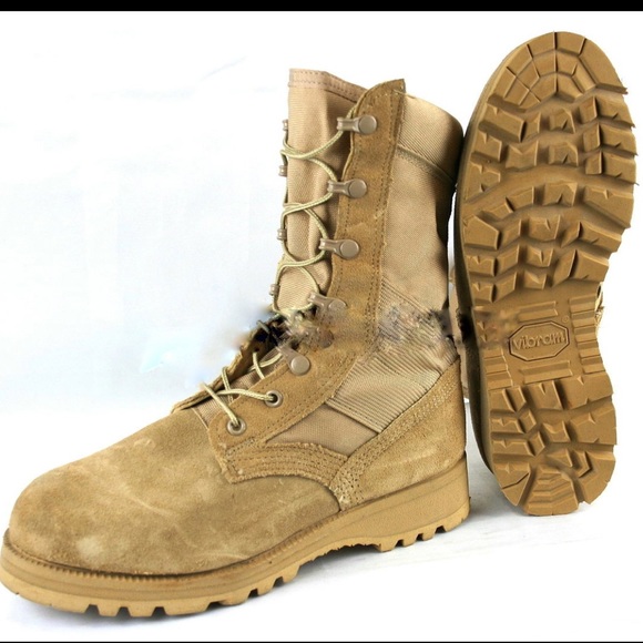 Weather Combat Boots Vibram Soles 
